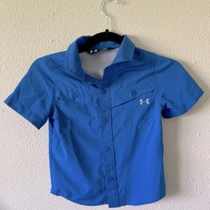 Boys UA button down shirt